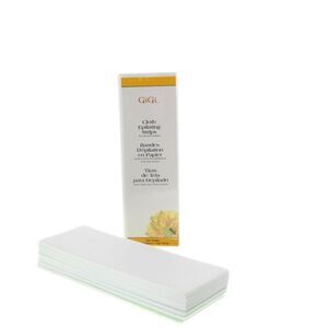 GiGi LARGE CLOTH EPILATING STRIPS - 100 PACK NWT